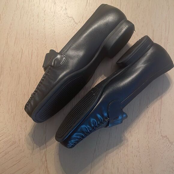 Hush Puppies Bal Harbour Women's Horse Bit Loafers Black Leather size 6W 6 W - Picture 10 of 11